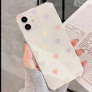 iPhone 11 case with hearts